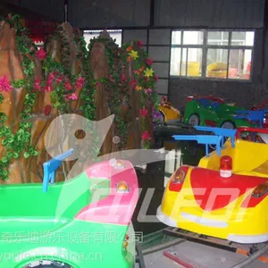水陆战车轨道车趣味游乐设备中小型轨道追逐车儿童游乐设施