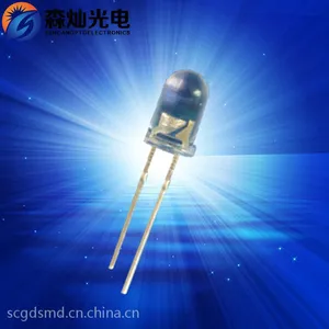 5MM白发黄高亮灯珠 5MM黄光 5MM黄灯 LED黄光灯珠 发光二极管