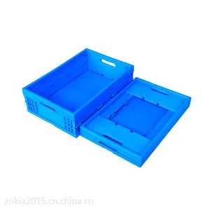 供应江浙沪皖欧标塑料箱600*400*175欧标折叠周转箱32L物流五金周转箱