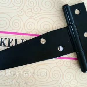 厂家直销KLY_H04款黑色户外大门合页 加厚4英寸铁质T铰