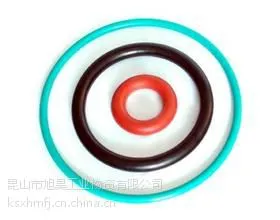 氟胶O型圈FKM橡胶四氟全包覆硅胶矩形圈O型圈