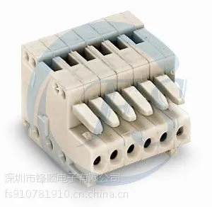 wago733端子 电梯防震动接线端子 楼宇MCS防插错连接器-FS