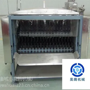昊腾机械鹅脱毛机七轴卧式打毛机介绍
