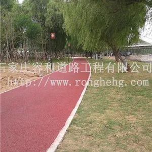衡水市园林道路施工 衡水小区透水地坪施工