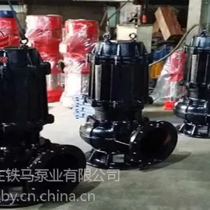 100WQ100-7潜水抽沙泵_铁马泵业 立式WQ抗焊排涝泵