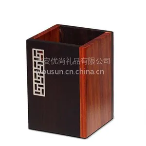 西安笔筒|西安红木笔筒生产销售|西安红木办公礼品批发|西安笔筒套装订做