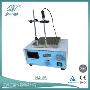 供应数显恒温磁力加热搅拌器--江苏正基仪器HJ-3A