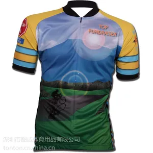 男女自行车服短袖骑行裤山地车骑行服套装批发热转印服装批发定制