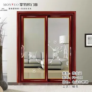蒙特欧门窗 生产供应优质铝合金厨房门 铝合金推拉门 隔音书房门
