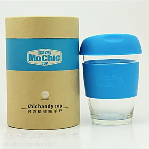 MoChic玻璃杯 创意咖啡杯 340ML高硼硅手工牛奶杯 情侣杯