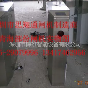 供应供应搏雄桥式船形翼闸/斜面翼闸/喷塑翼闸/弧形翼闸