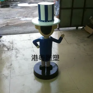供应玻璃钢魔术师人物雕塑 主营产品；玻璃钢仿真人物雕塑厂家低价批发 定做