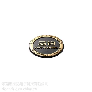 德州长鸿供应金色电铸立体镍标镍片加工订制