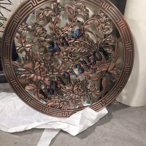 河北铝艺镂空雕花浮雕壁画工艺品厂家直销品
