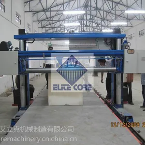ECMT-115 115B全自动路轨式泡绵平切机海绵路轨式平切机海绵设备海绵切割机