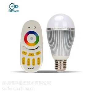 9W��������WIFI 2.4G �������������߲�ѭ��ң�ص��ֻ�APPԶ�̿���LED���ܵ���