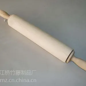 江桥竹藤生态装饰工艺品厂定做生产批发各种款式的实木擀面杖