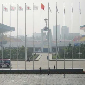 广场不锈钢锥形旗杆 商场门口锥形旗杆供应点 不锈钢旗杆***格