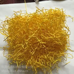彩色褶皱纸丝 波浪形纸丝 2MM米白色波浪纸丝
