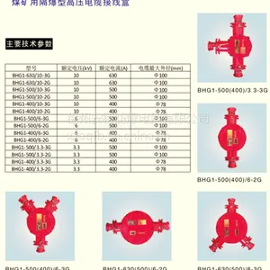 供应煤矿用隔爆型高压电缆连接线盒(LBG1-500/3.3-3G)