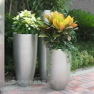 玻璃钢花箱|楼盘户外花钵|玻璃钢景观雕塑小品
