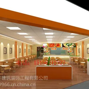 合肥快餐店装修 餐馆装修享 健康味非一般的感受