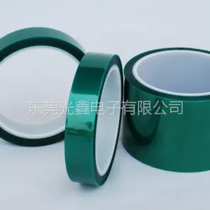 供应PET绿色高温胶带 绿色耐高温耐酸碱胶带 绿色高温胶带 绿胶