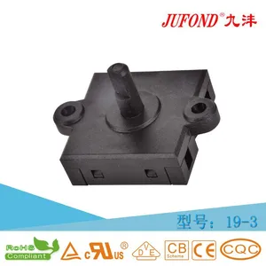 19-3 九沣JUFOND生产批发带耳旋转转换档位微动开关