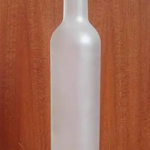 玻璃瓶厂家开发定制磨砂烤花玻璃葡萄酒瓶出口玻璃葡萄酒瓶