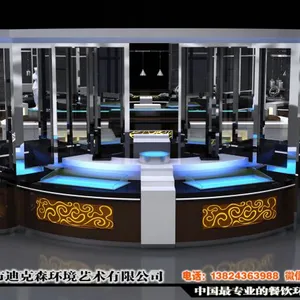 迪克森日式自助餐台定制餐厅个性设计多功能布菲台自助餐桌直销 