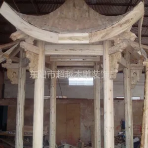 供应亭子 仿古 实木 雕刻牛腿 纯手工雕刻 东阳木雕出品