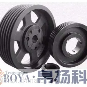 SPC335-8减速机欧标皮带轮生产SPA锥套皮带轮5槽