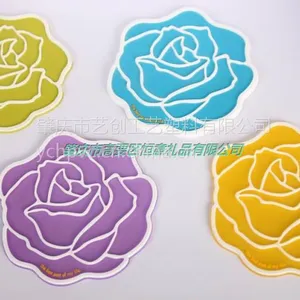 卡通多样花杯垫***DIY专业定制耐用耐高温批发环保工厂直销防滑