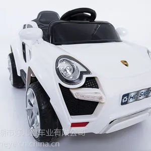 带音乐充电保时捷儿童电动车四轮双驱摇摆遥控汽车宝宝玩具车可坐人小孩童车