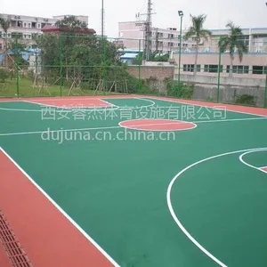 西安epdm塑胶篮球场地 西安硅pu篮球场地 西安pvc运动地板篮球场地