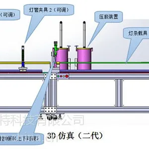 供应2015新型高产能杭州灯管点胶机