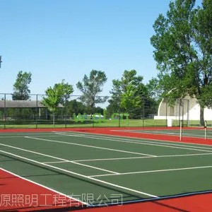 WGL网球场灯光照明配置设计方案常用灯具