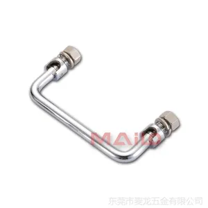 折叠拉手 铁材质镀亮铬ML4-006-1两种中心距可选 机箱治具拉手
