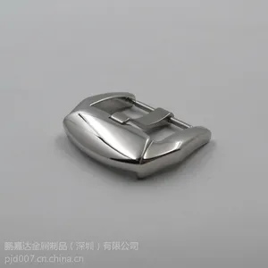 鹏嘉达供应机械表手表表带配件 304不锈钢表扣皮带扣定制(j800)
