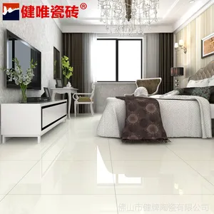 佛山全抛釉瓷砖 纯白色地板砖800x800 客厅防滑地砖