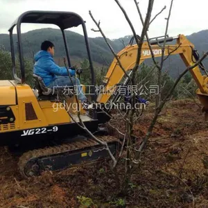 园林绿化专用挖掘机驭工YG22-9果园专用挖掘机