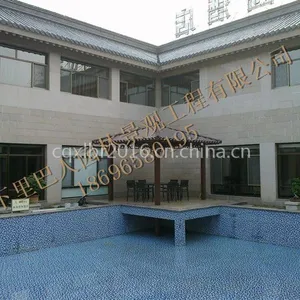 木纹铝合金凉亭 廊亭 凉亭