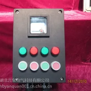 2灯2钮1表三防操作箱FZC-S-A2B1D2G-防水防尘操作柱