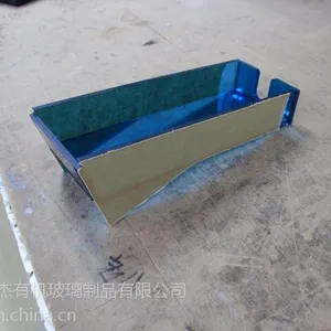 供应蓝透有机玻璃机器设备防护盖定制加工