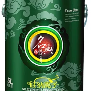 名典硅纳离子内墙面漆装修漆抗碱乳胶漆住宅别墅酒店室内墙面涂料