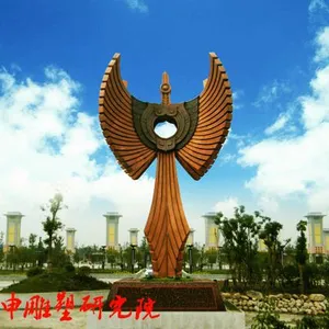 淮南高铁站前广场雕塑设计制作厂家大型不锈钢雕塑公司