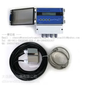 厂家直销 壁挂式超声波流量计 分体式4-20ma外夹式 超声波流量计