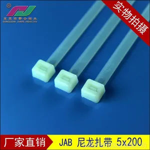 供应尼龙扎带5x200,白色尼龙扎带 扎带规格齐全质量上层 部分地区包邮