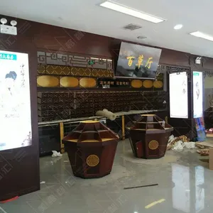 中药柜中药斗中药橱厂家进口精密榫卯机|中药柜结构品质保障