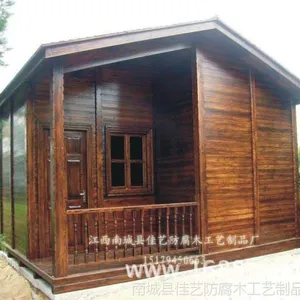 厂家供应户外木屋 碳化防腐木 实木木屋 定制木屋 园林景观木屋